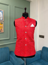 Jaipuri Bandhej Modi Jacket - Jaipuri Crown